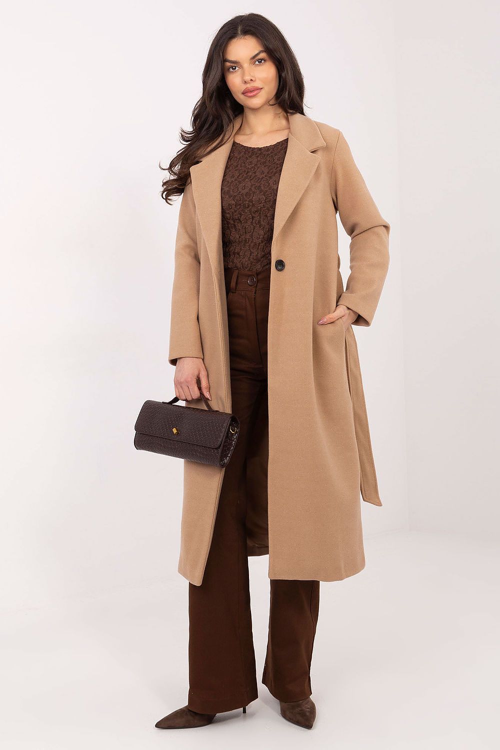   Bluzka Model IT-BZ-22122.85 Brown - Italy Moda 