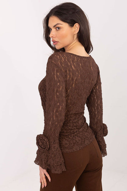   Bluzka Model IT-BZ-22122.85 Brown - Italy Moda 