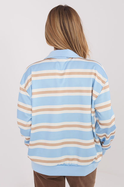   Bluza Damska Model IT-BZ-9981-1.08 Light Blue - Italy Moda 