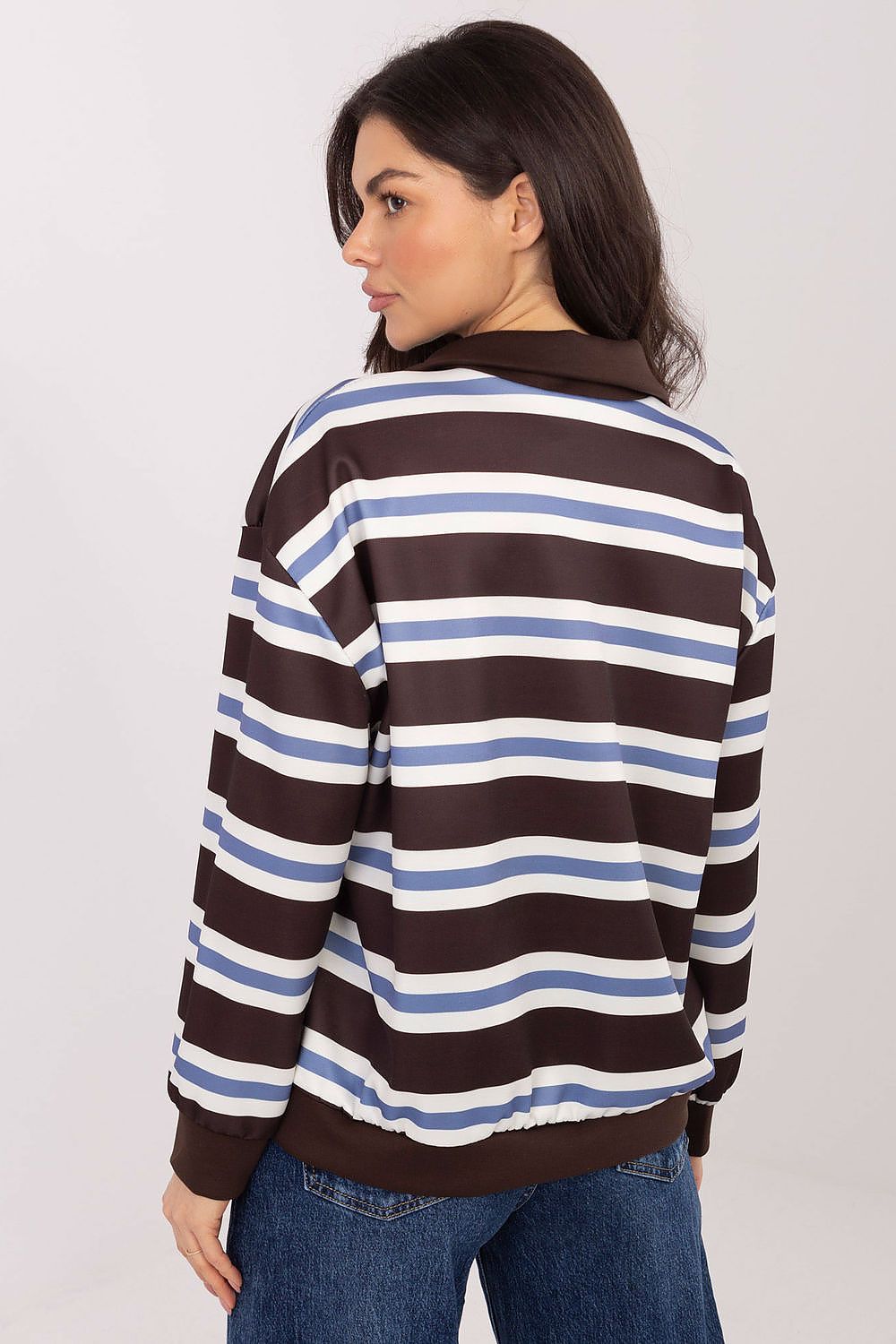   Bluza Damska Model IT-BZ-9981-1.08 Dark Brown - Italy Moda 