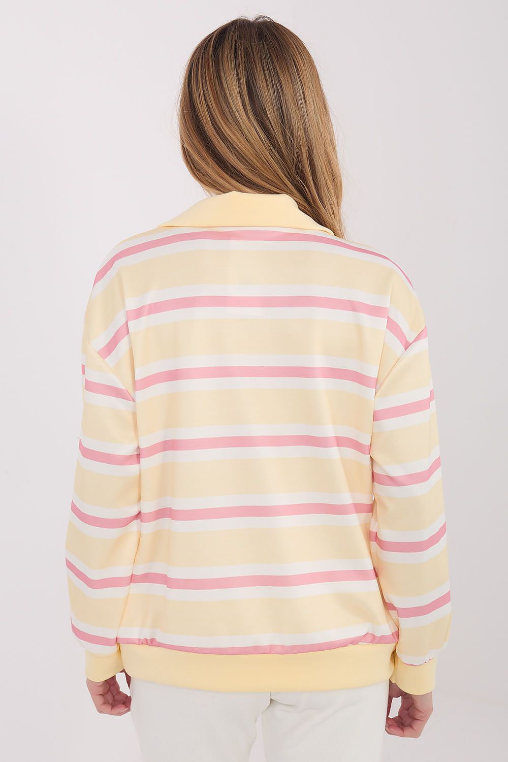   Bluza Damska Model IT-BZ-9981-1.08 Light Yellow - Italy Moda 