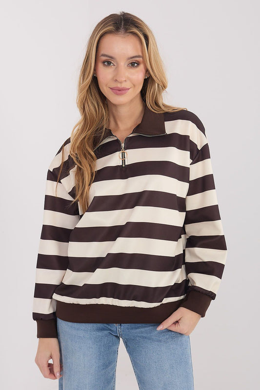   Bluza Damska Model IT-BZ-9981.06 Light Beige - Italy Moda 
