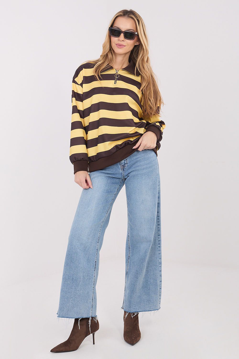   Bluza Damska Model IT-BZ-9981.06 Yellow - Italy Moda 