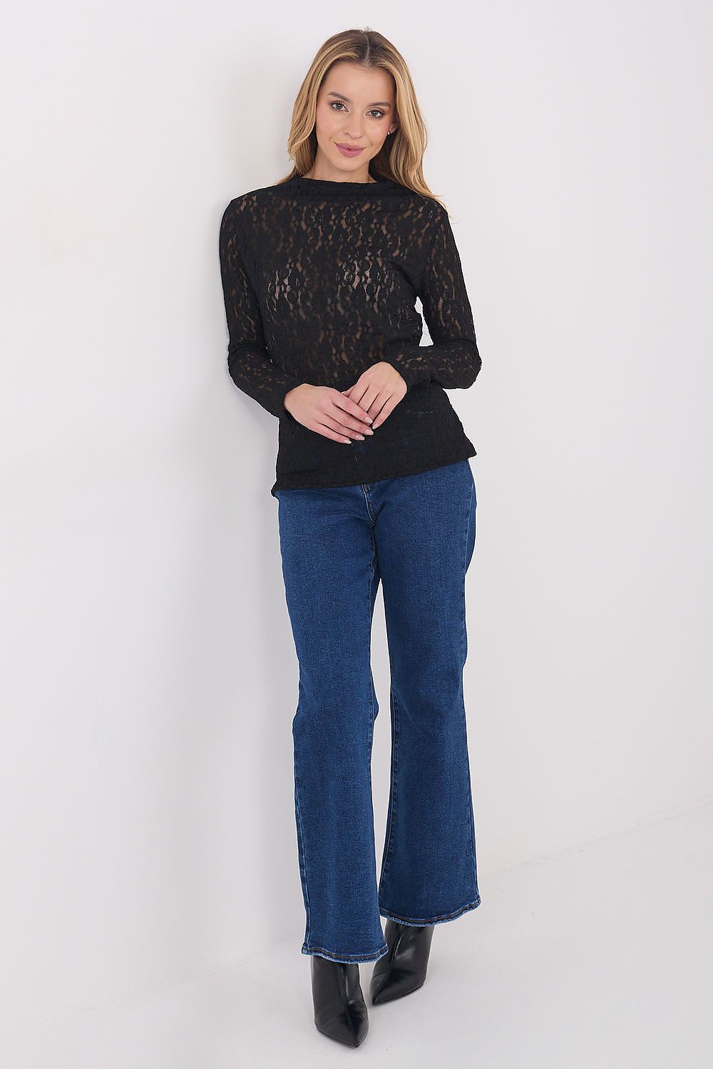   Bluzka Model IT-BZ-9962.98 Black - Italy Moda 