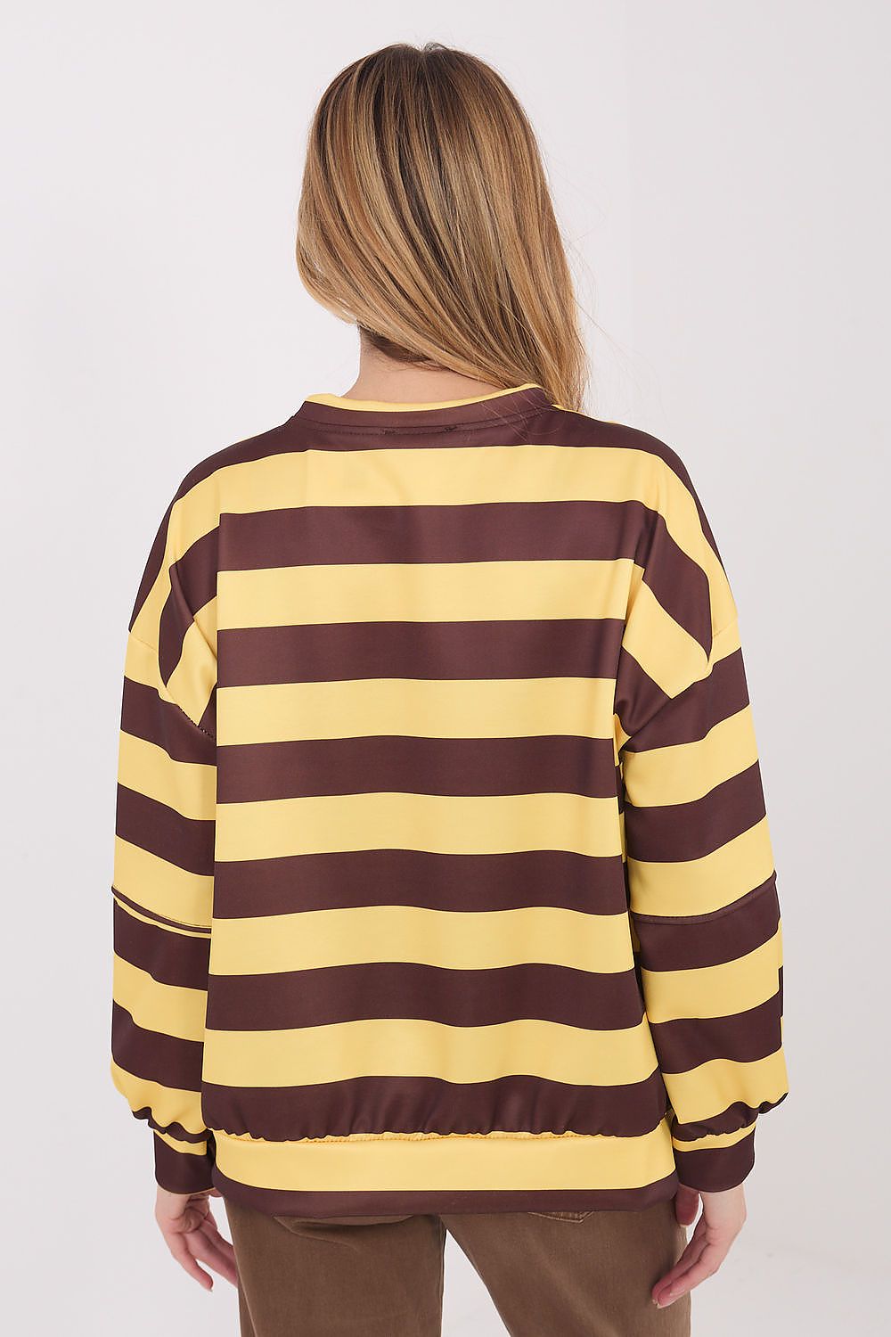   Bluza Damska Model IT-BL-9780.26 Brown - Italy Moda 