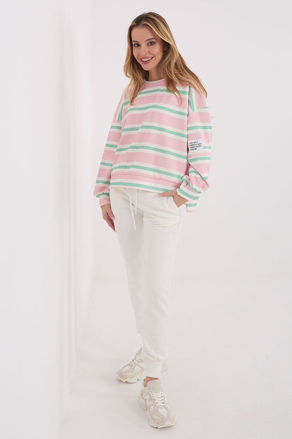   Bluza Damska Model IT-BL-9780-1.48 Light Pink - Italy Moda 