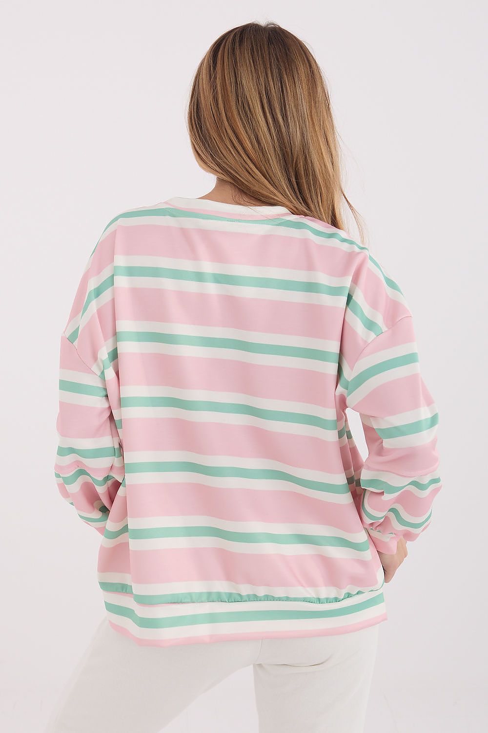   Bluza Damska Model IT-BL-9780-1.48 Light Pink - Italy Moda 
