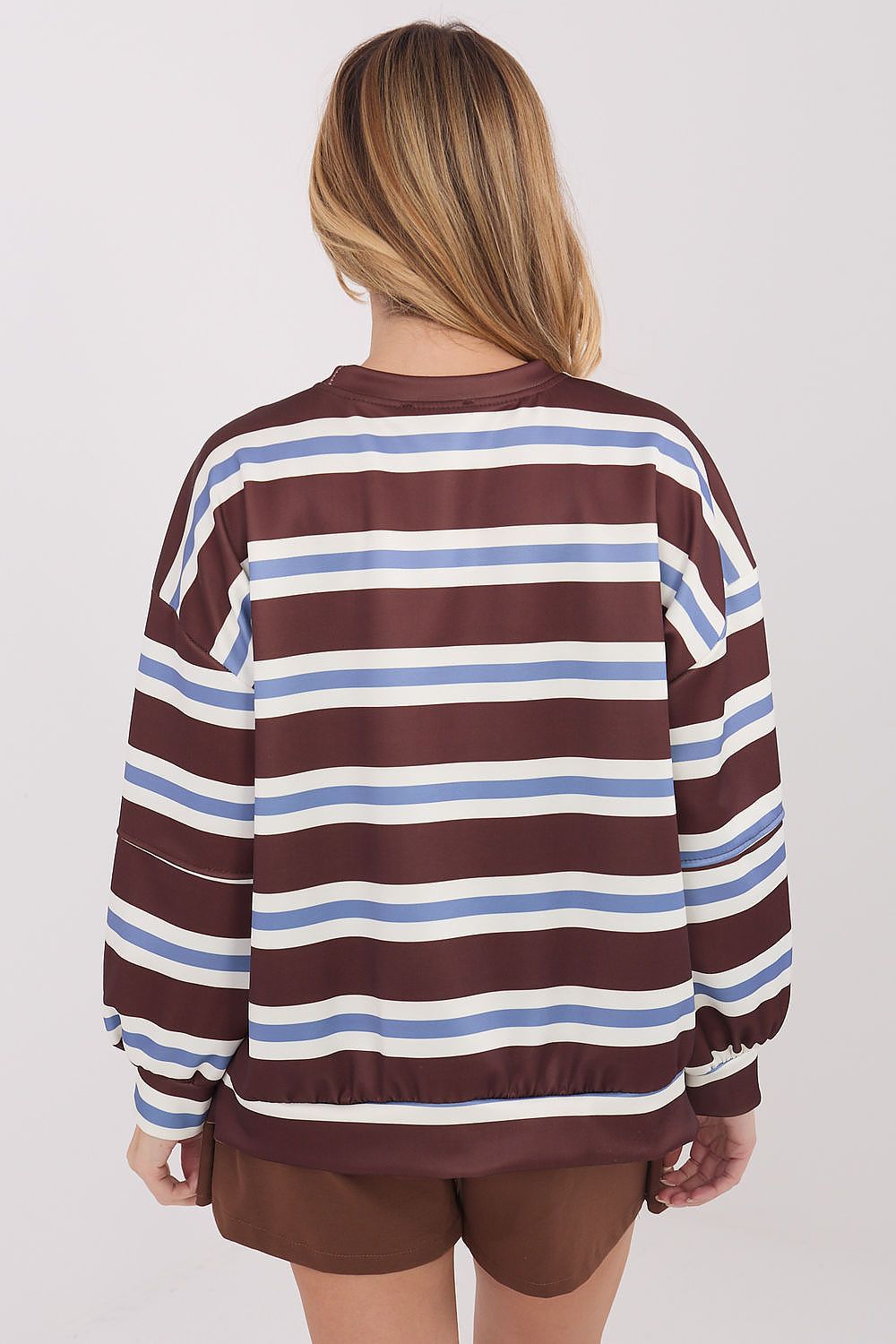   Bluza Damska Model IT-BL-9780-1.48 Dark Brown - Italy Moda 