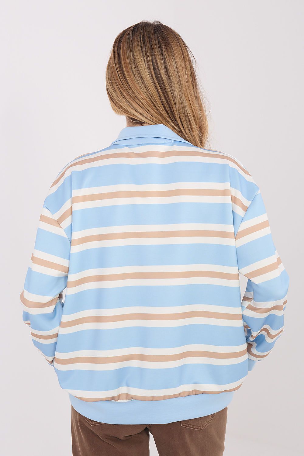   Bluza Damska Model IT-BZ-9980-1.19 Light Blue - Italy Moda 