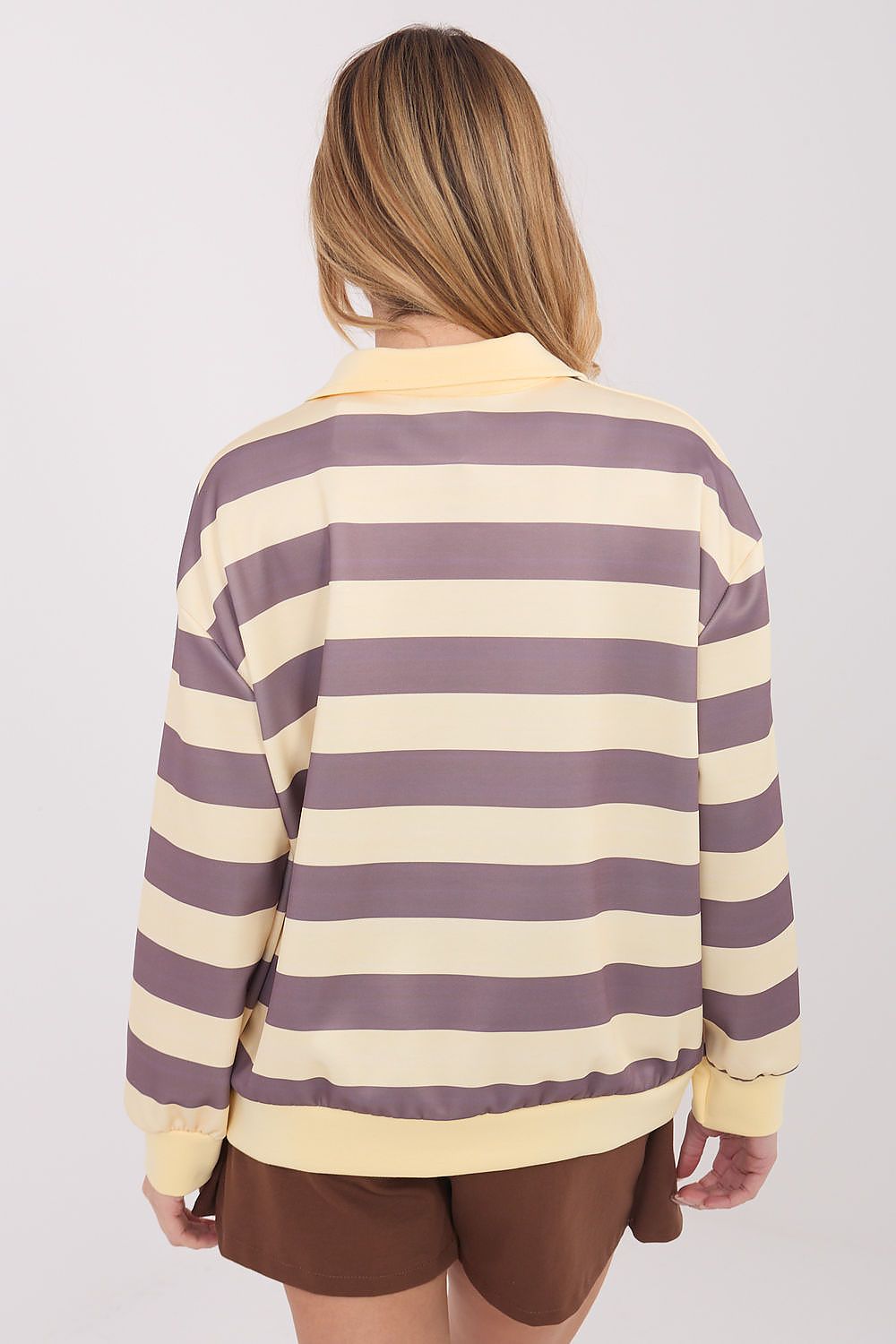   Bluza Damska Model IT-BZ-9980.16 Light Yellow - Italy Moda 