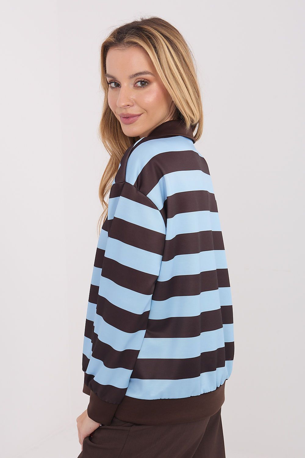  Bluza Damska Model IT-BZ-9980.16 Light Blue - Italy Moda 