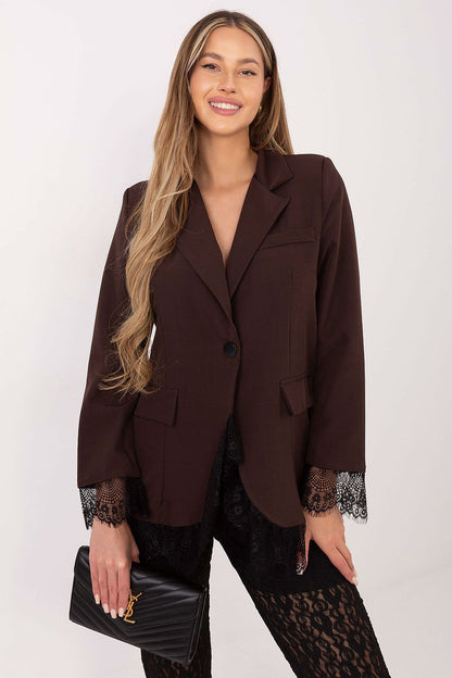  Marynarka Model MI-MA-A5288.68 Brown - Italy Moda 