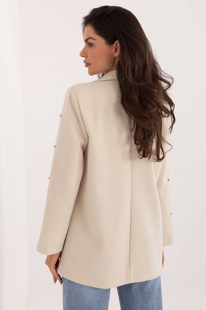   Marynarka Model IT-MA-18365.97 Light Beige - Italy Moda 