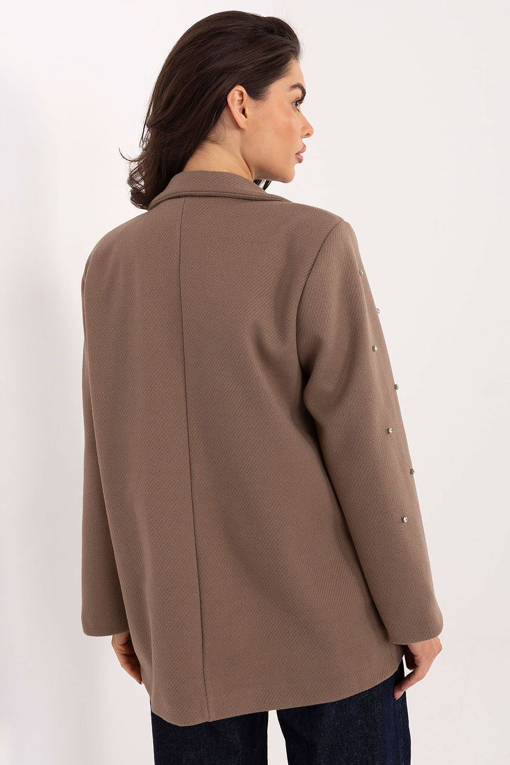   Marynarka Model IT-MA-18365.97 Dark Beige - Italy Moda 