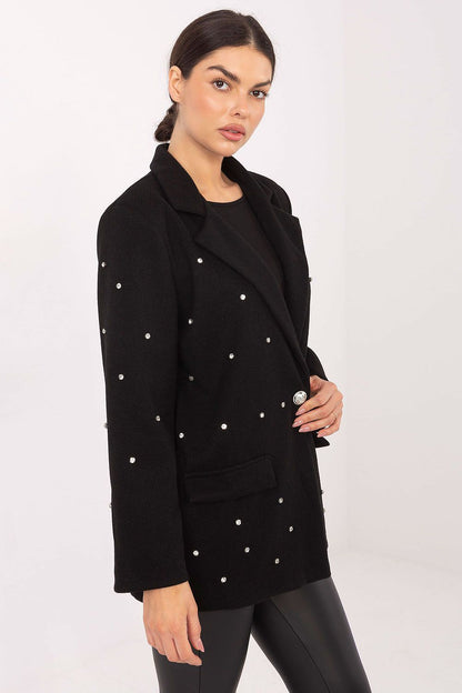   Marynarka Model IT-MA-18365.97 Black - Italy Moda 