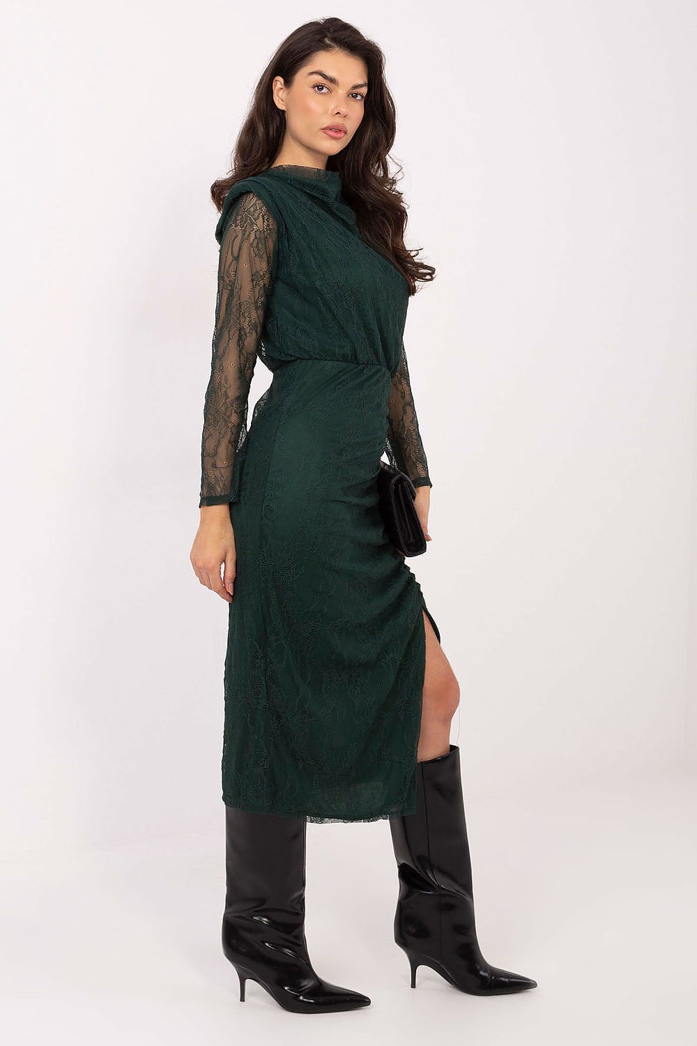  Sukienka Model IT-SK-9937.16 Dark Green - Italy Moda 
