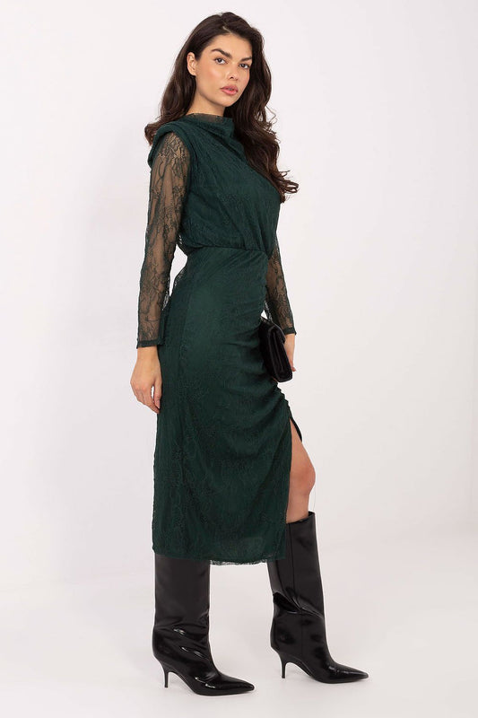  Sukienka Model IT-SK-9937.16 Dark Green - Italy Moda 