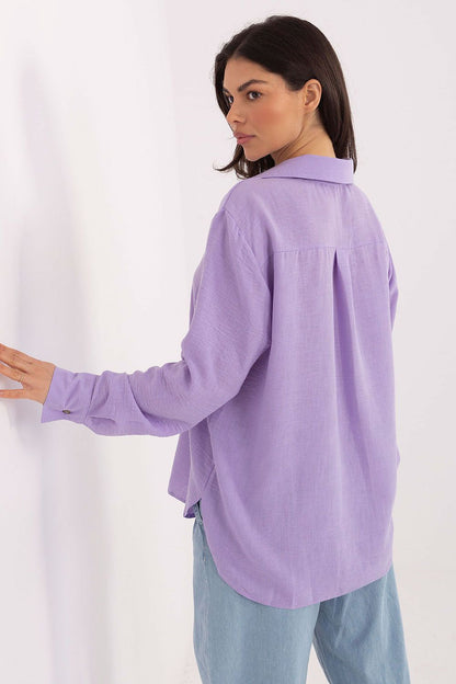   Koszula Damska Model LK-KS-510109.70 Light Violet - Lakerta 