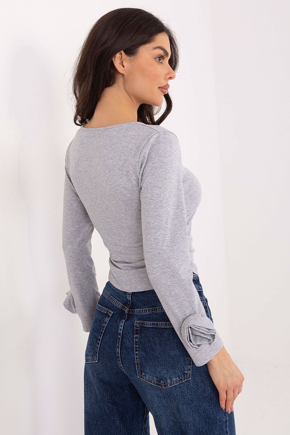   Bluzka Model IT-BZ-22079.55 Grey - Italy Moda 