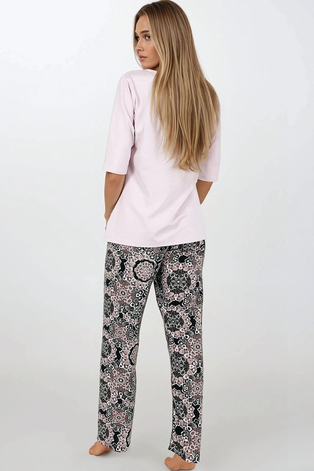  Piżama Damska Model Desert Rose 223128 Pink - Momenti Per Me 