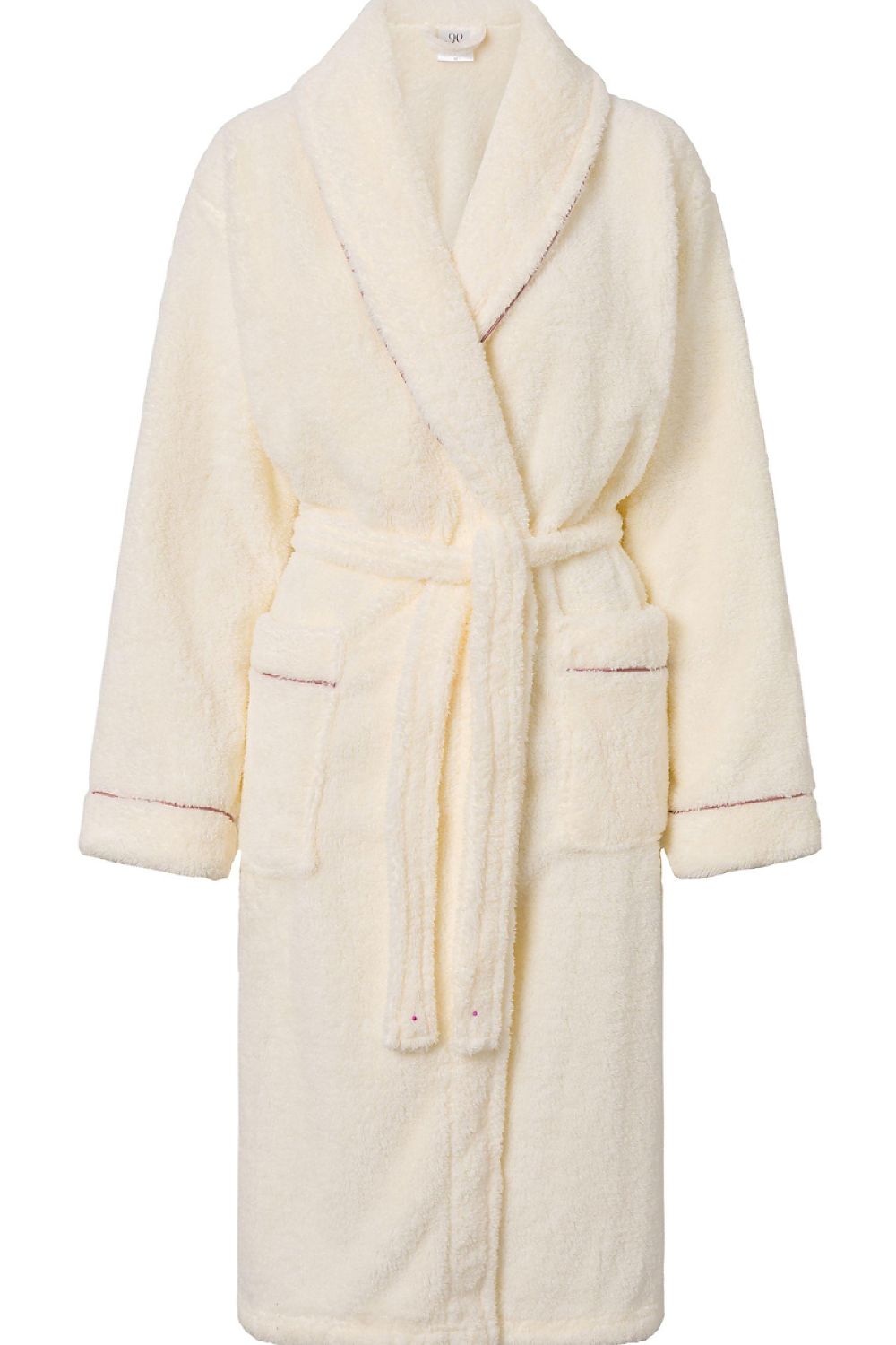  Szlafrok Damski Model Dolce Vita 223350 Ecru/Dusty Pink - Momenti Per Me 