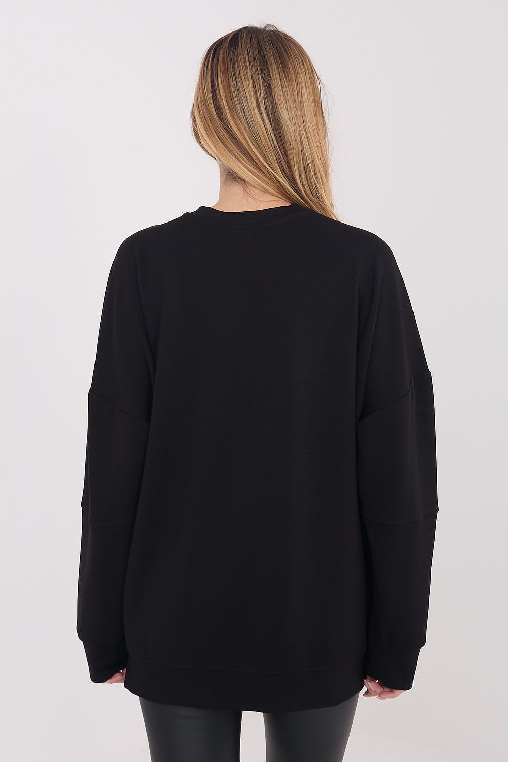   Bluza Damska Model RV-BL-A1063.96 Black - Rue Paris 