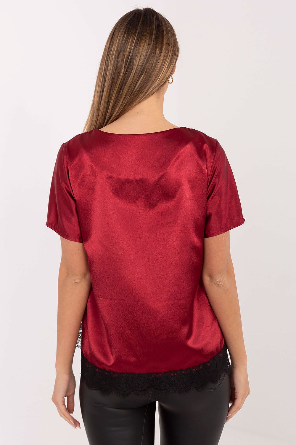   Bluzka Model MI-BZ-3297.28 Bordo - Italy Moda 