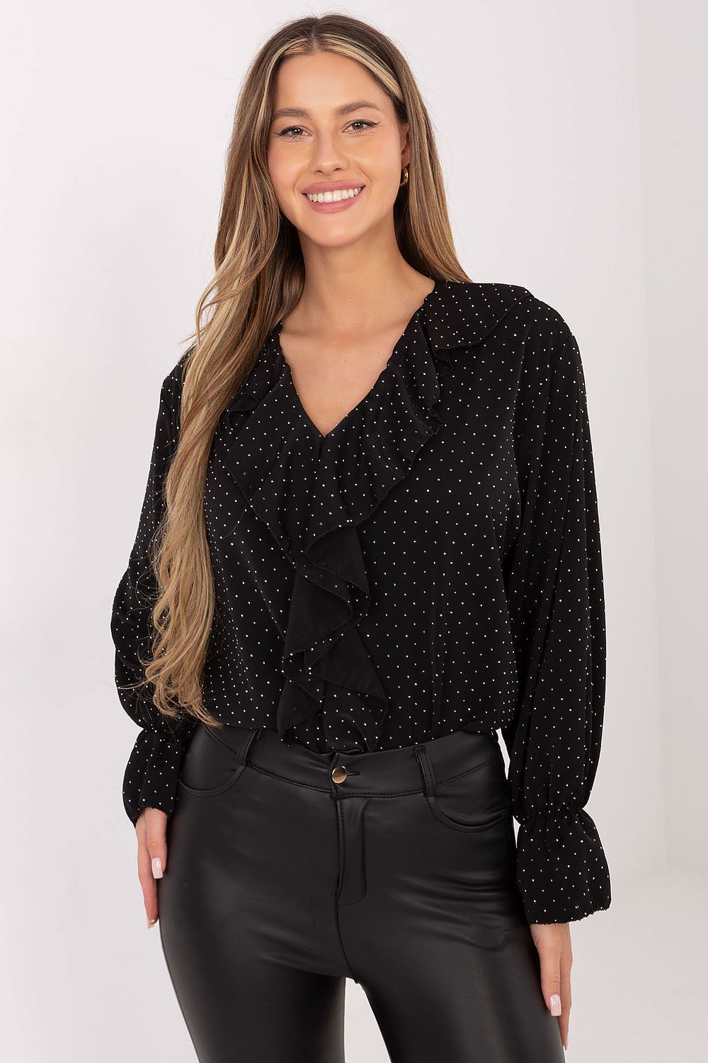   Bluzka Model MI-BZ-92353.33 Black - Italy Moda 