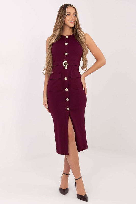  Sukienka Model IT-SK-21891.61 Bordo - Italy Moda 