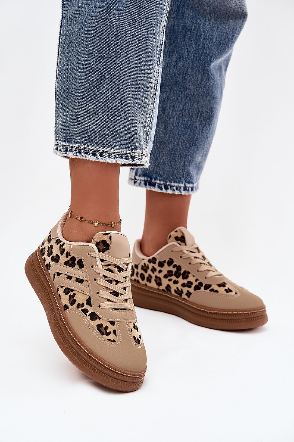   Buty Sportowe Model Denissa A200 Beige - Step in style 