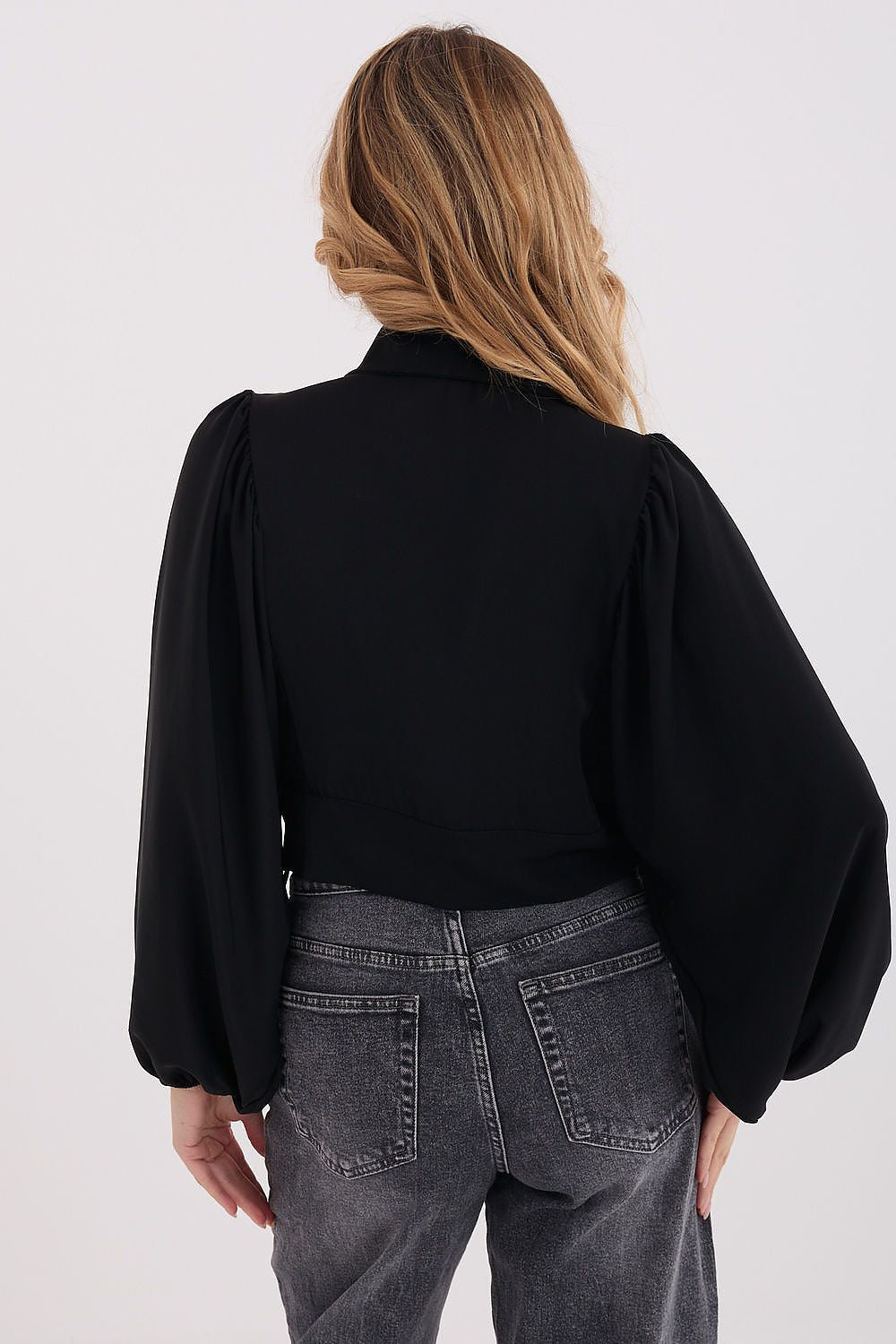   Koszula Damska Model MI-BZ-3304.12 Black - Italy Moda 