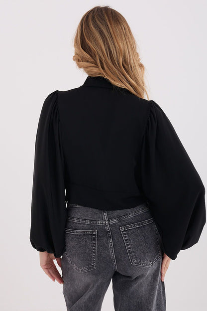   Koszula Damska Model MI-BZ-3304.12 Black - Italy Moda 