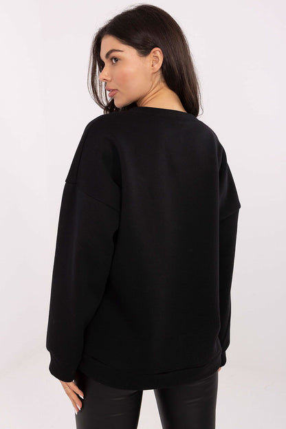   Bluza Damska Model MI-BL-4216-1.82 Black - Italy Moda 
