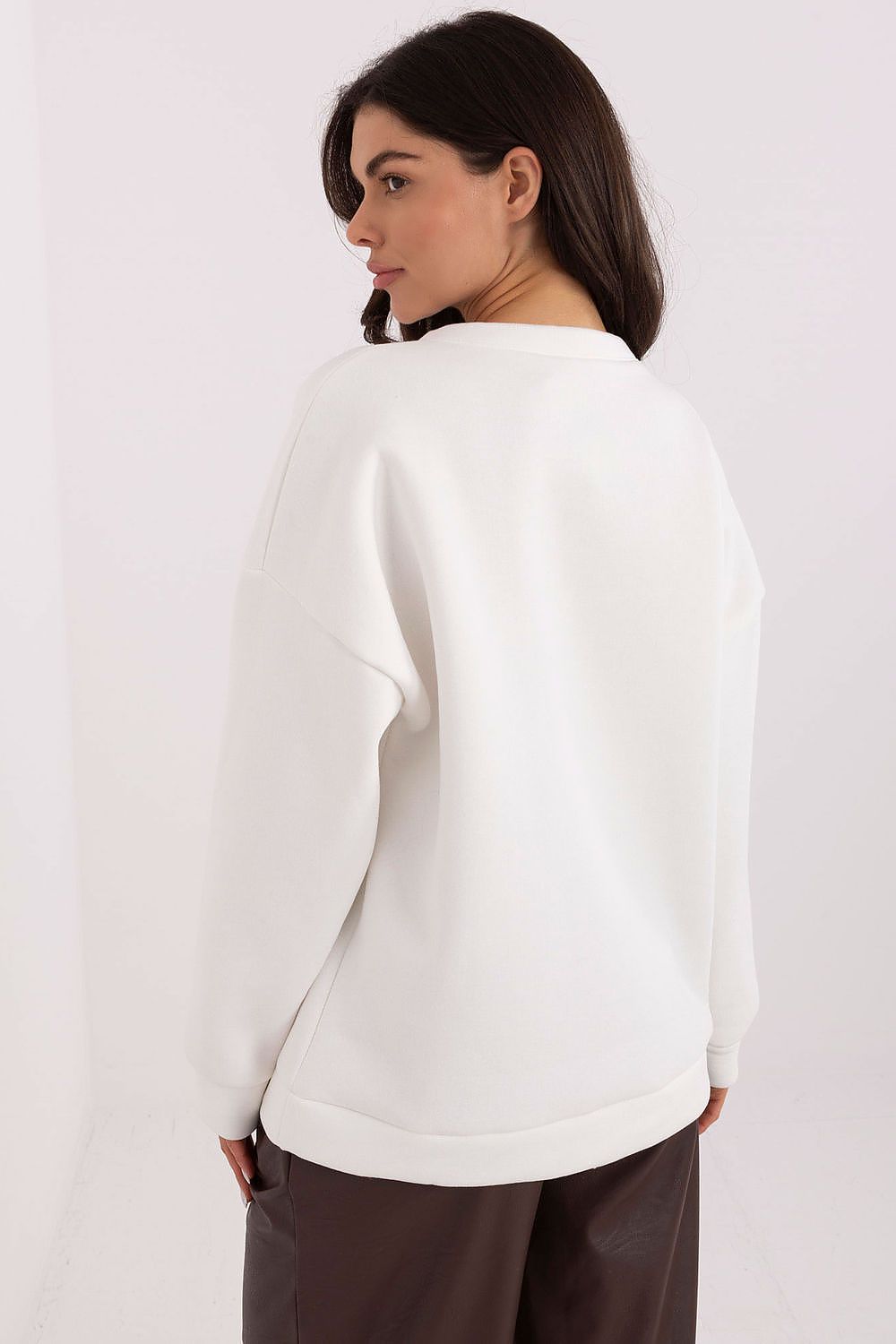   Bluza Damska Model MI-BL-4216.15 Ecru - Italy Moda 