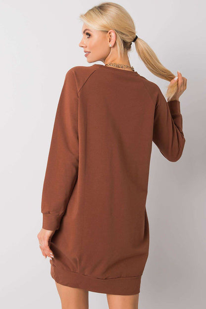  Sukienka Model RV-TU-5184.93P Light Brown - BFG 