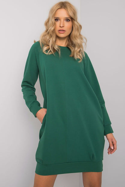  Sukienka Model RV-TU-5184.93P Dark Green - BFG 