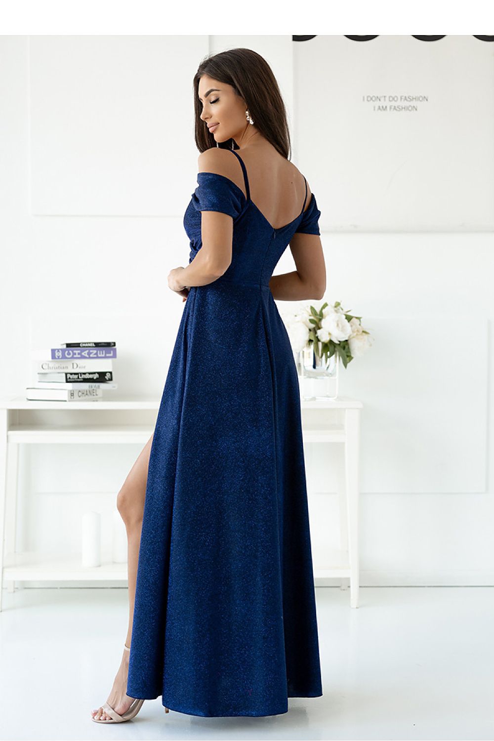  Sukienka Model Walentina Lux 001117. Navy - With You 