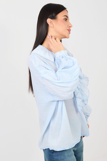   Bluzka Model IT-BZ-6714.63 Light Blue - Factory Price 