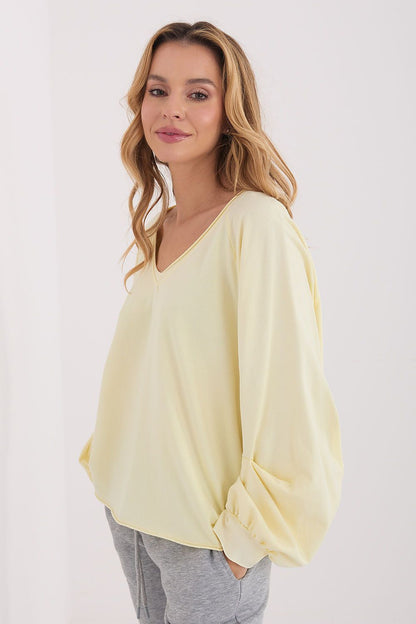   Bluzka Model IT-BZ-6465-1.65 Light Yellow - Factory Price 