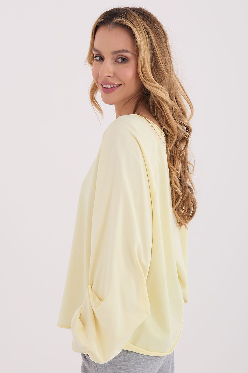   Bluzka Model IT-BZ-6465-1.65 Light Yellow - Factory Price 
