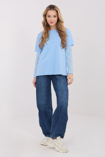   Bluzka Model MI-BZ-4227.61 Light Blue - Italy Moda 