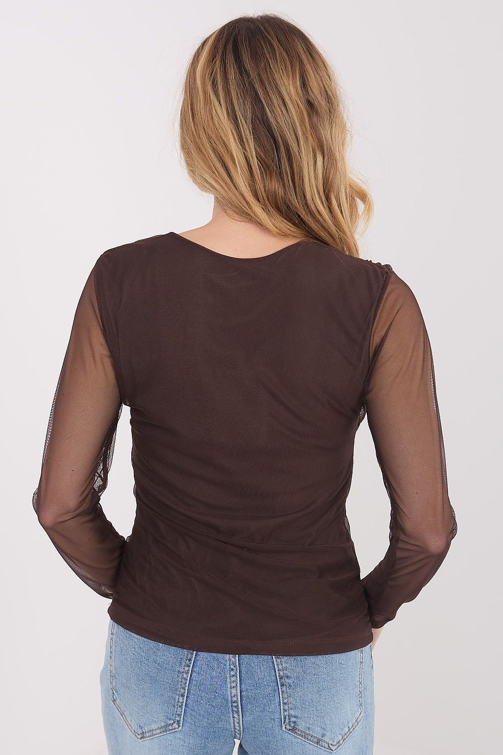   Bluzka Model IT-BZ-21915.57 Dark Brown - Italy Moda 