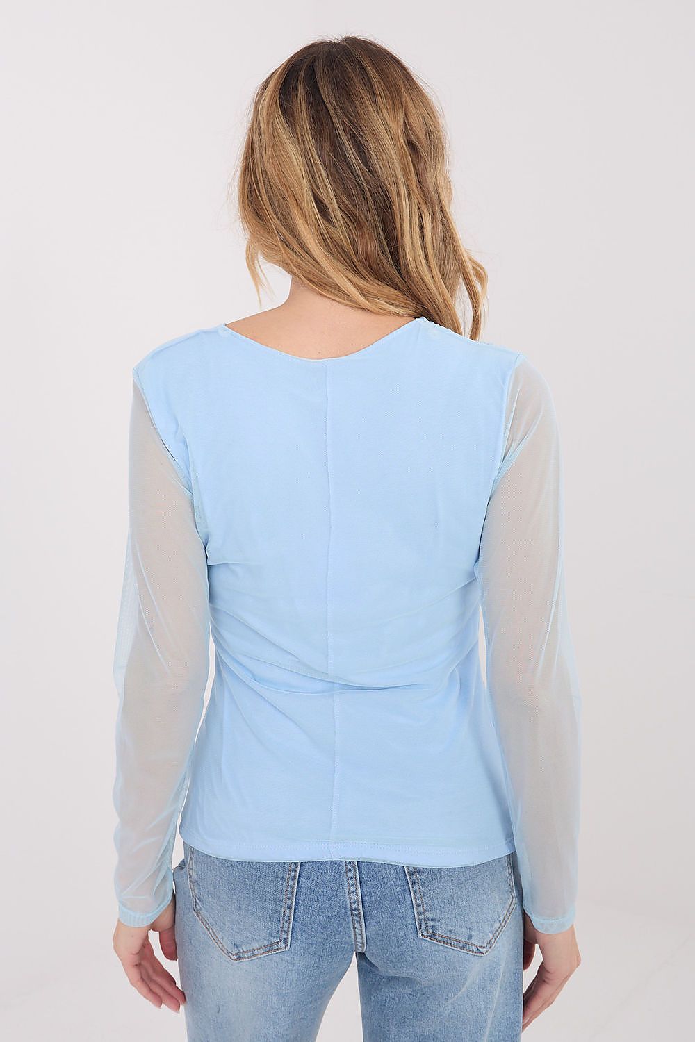   Bluzka Model IT-BZ-21915.57 Light Blue - Italy Moda 