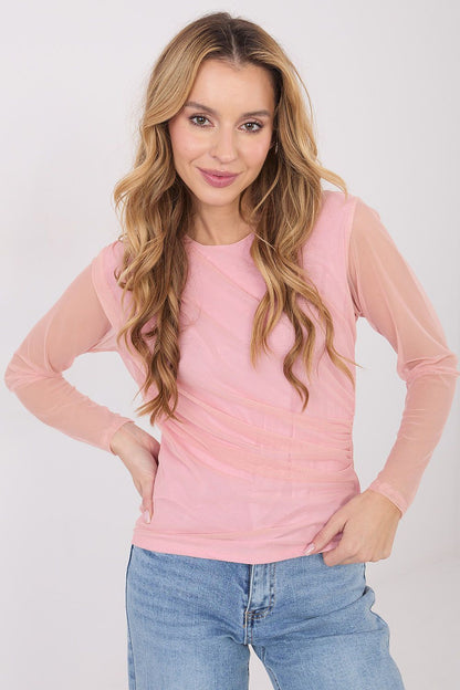   Bluzka Model IT-BZ-21915.58 Light Pink - Italy Moda 