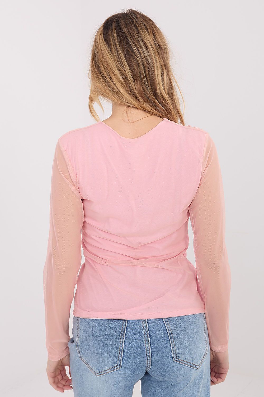   Bluzka Model IT-BZ-21915.58 Light Pink - Italy Moda 