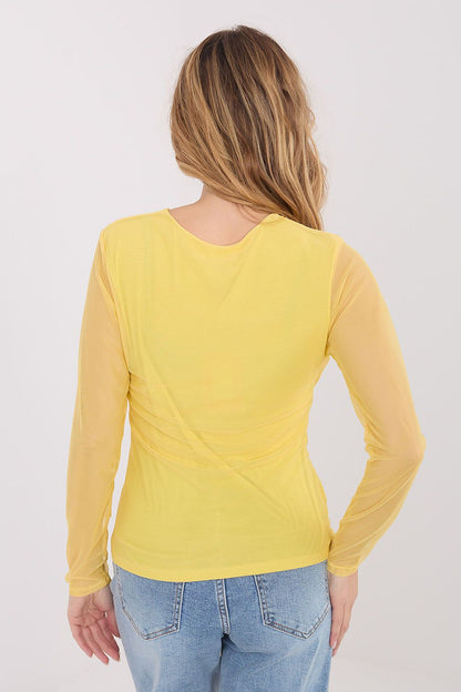   Bluzka Model IT-BZ-21915.58 Yellow - Italy Moda 