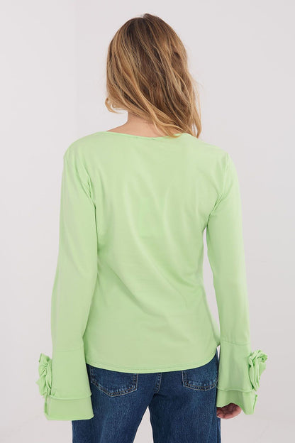   Bluzka Model IT-BZ-22139.55 Light Green - Italy Moda 