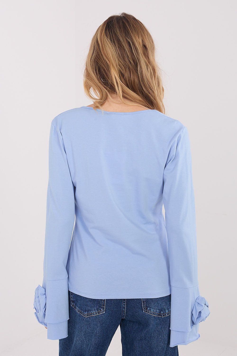   Bluzka Model IT-BZ-22139.55 Light Blue - Italy Moda 