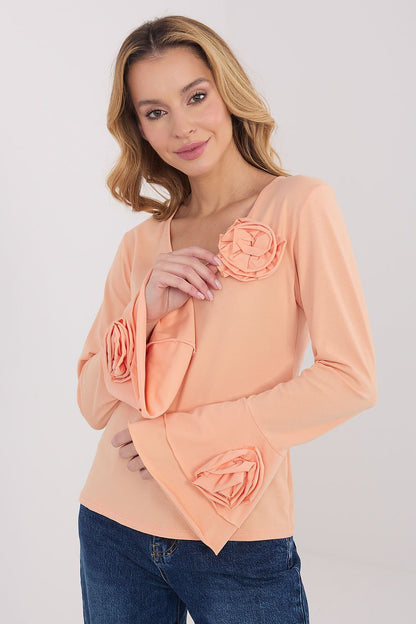   Bluzka Model IT-BZ-22139.96 Light Orange - Italy Moda 