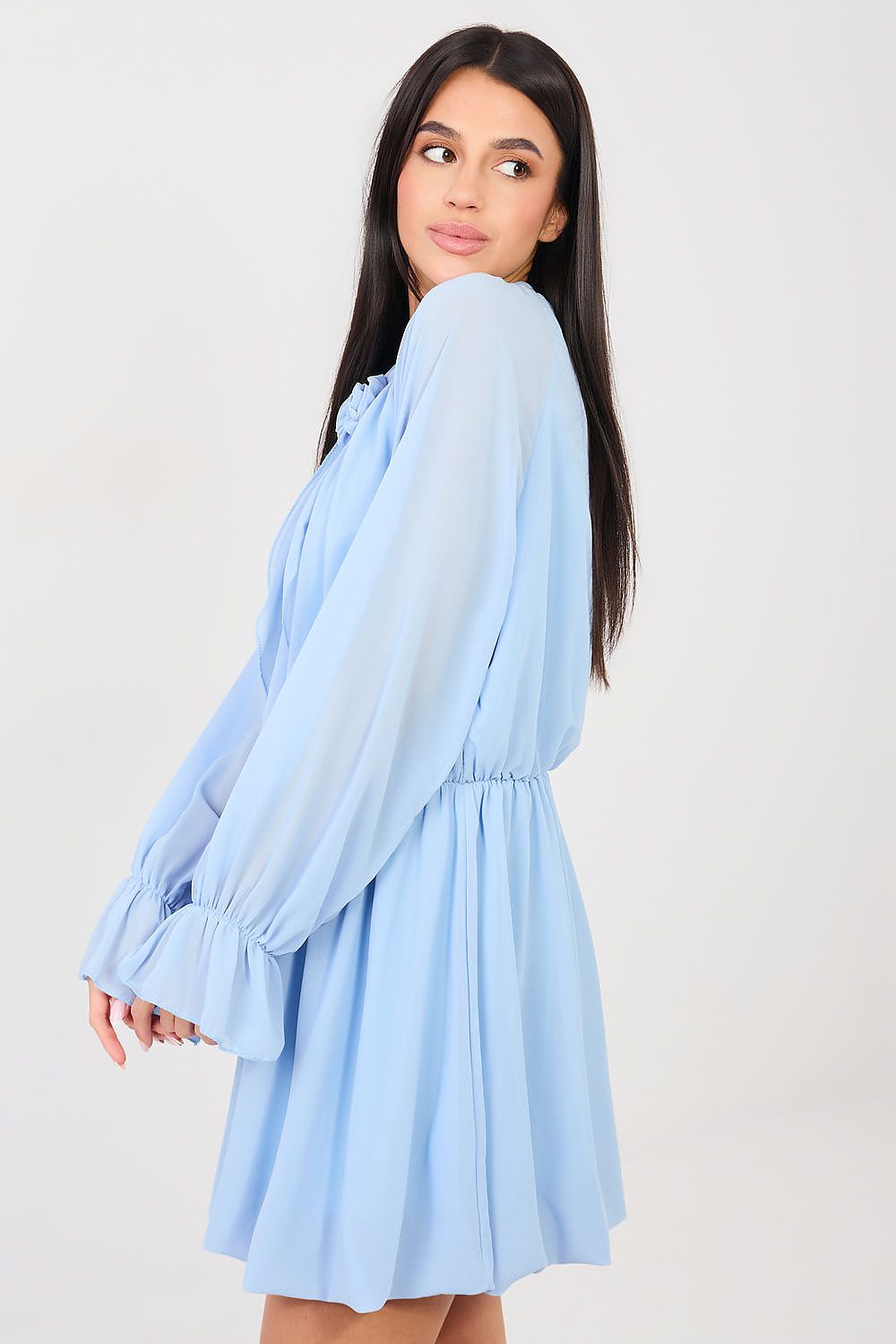   Sukienka Model MI-SK-A1554.67 Light Blue - Rue Paris 